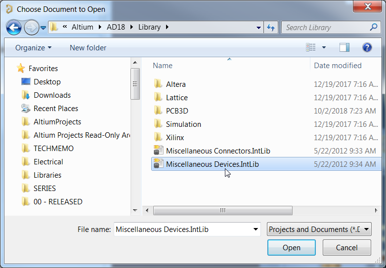Download Miscellaneous Devices Intlib Libraries
